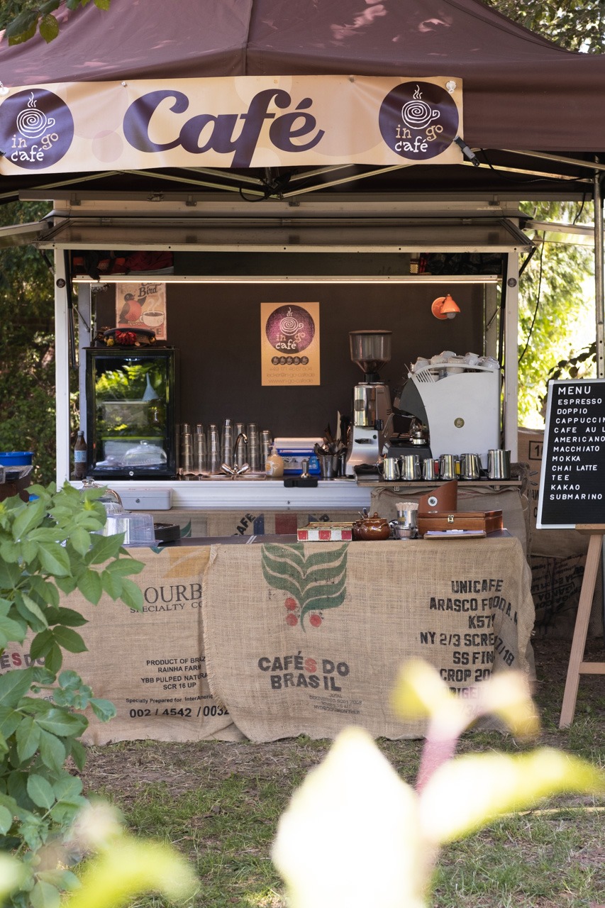 Picture of the coffee cart